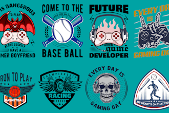 professional logo design for gaming, sports  events