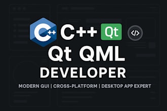 develop qt gui application development for windows and linux