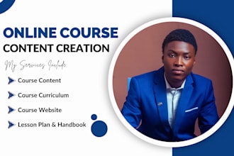 create online course, course creation, course curriculum, online course content