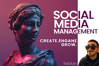 professionally manage your social media accounts to grow your brand