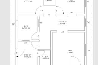 draw 2d floor plans and estimate building cost