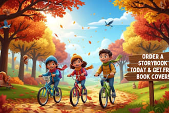 illustrate children story book illustration kdp children storybook cover design