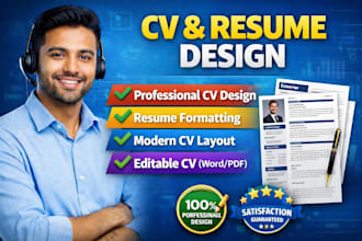 design professional CV or resume using coral draw