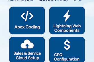 be your salesforce developer and admin
