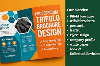 do brochure design, trifold brochure, flyer design, business brochure, brochure