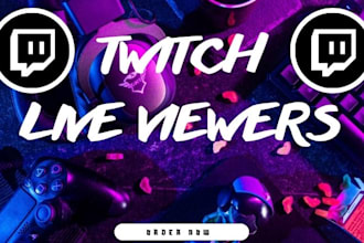 organically promote your twitch channel to bring in live viewers