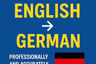 provide natural sounding english to german translations