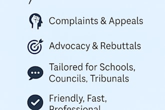 expert letters for ehcp, send, complaints and rebuttals