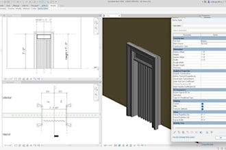 create parametric revit family and bim modeling lod 300