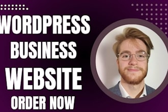 design a wordpress business website with responsive mobile layout