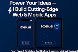 do a mobile and web app using rork ai fast and functional develop replit ai
