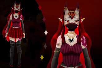 create live 2d vtube model, live 2d igging, vtuber commission, vtuber model