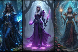 design custom cards tarot, tcg, oracle cards games in any style for you