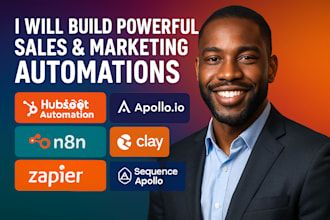 apollo io, sequence apollo, zaipier, clay, hubspot automation, n8n