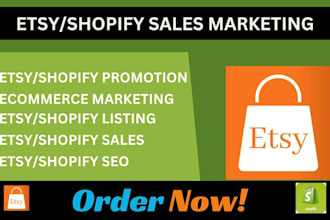 do etsy promotion shopify marketing boost etsy shopify sales