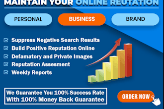 do online reputation management to suppress negative search results