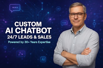 build a custom smart ai chatbot that answers questions and capture leads h24