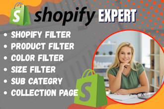 setup custom shopify color filter, shopify filter, collection page, product