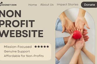 crowdfunding website, fundraising website, ngo website for non profit