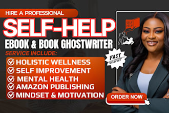 write self help ebook, holistic wellness, self improvement, meditation kdp ebook