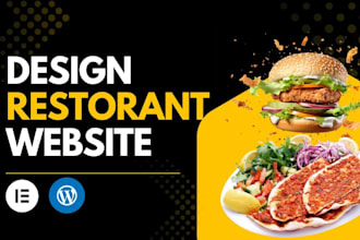 design a stunning wordpress restaurant website with elementor