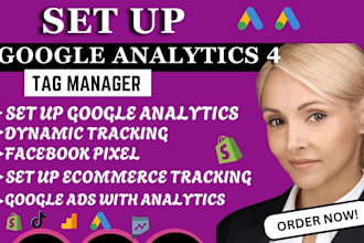 set up google analytics 4 ads conversion tracking ga4 ecommerce tracking