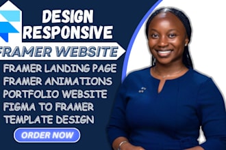 design responsive framer website framer landing page figma to framer