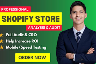 review shopify store, analyze shopify, audit shopify, for better conversion rate