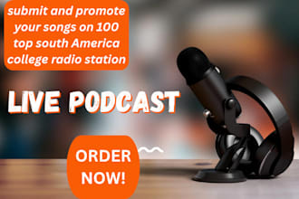 submit and promote your songs on 100 top south america college radio station