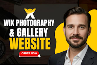 design, redesign wix photography, gallery website