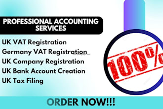 do UK ltd company registration, UK and germany vat registration vat return