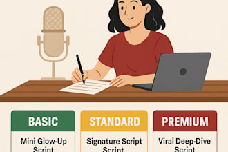 write youtube scripts for self help and personal branding