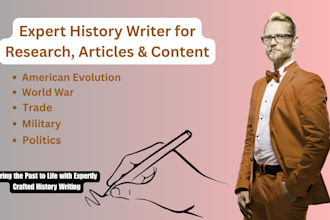 articles on history, world war, american evolution, trade, military, politics