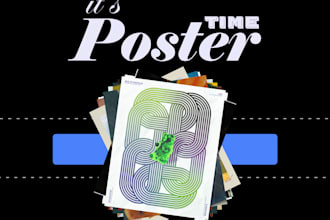 custom eyecatching posters for your event brand or space