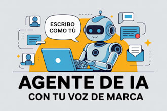 crearé un agente de ia que escriba con el tono único de tu marca