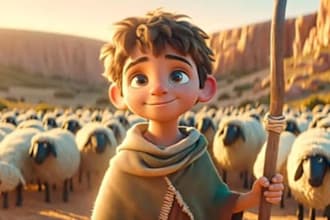 create personalized ai kids bible stories animation 3d