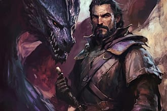 dnd character art and dnd character art