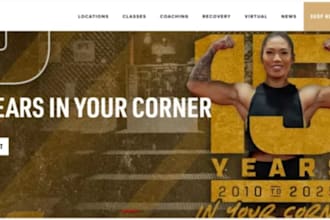 design yoga website fitness website gym website health and awareness