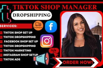 setup tiktok shop product listing tiktok dropshipping, facebook shop and ig shop