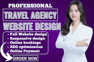 create professional tour and travel agency website in wordpress