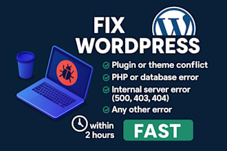 fix wordpress fatal error, critical error, white screen fast