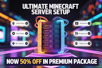 set up a bukkit, spigot, paper, or fabric minecraft server for you