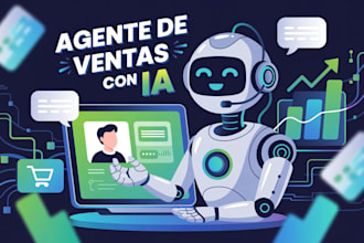 crearé un agente de ventas conversacional con ia