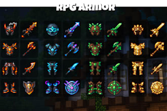 make pixel art icons and items for your minecraft server