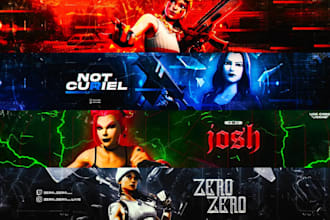 create custom twitch overlay, sub badge, anime cartoon gaming, twitch emotes