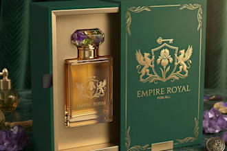 design luxury perfume packaging and elegant 3d bottle