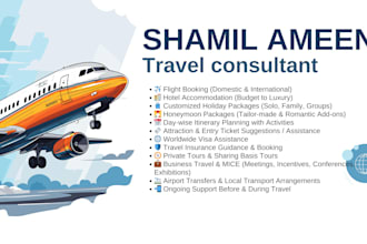 create a custom travel itinerary with flights, hotels, activities