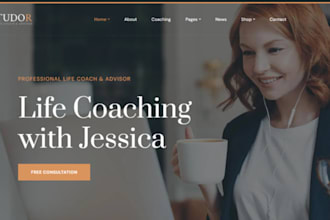 build squarespace life coaching website education counseling consulting website