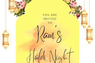 design beautiful invitations for weddings, birthdays, and baby showers