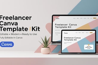 design professional canva business templates for freelancers